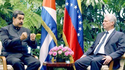 Maduro visitó en Cuba a Díaz-Canel