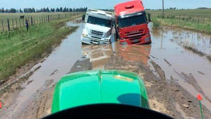 Con las lluvias, volvieron los problemas por los caminos en La Carolina