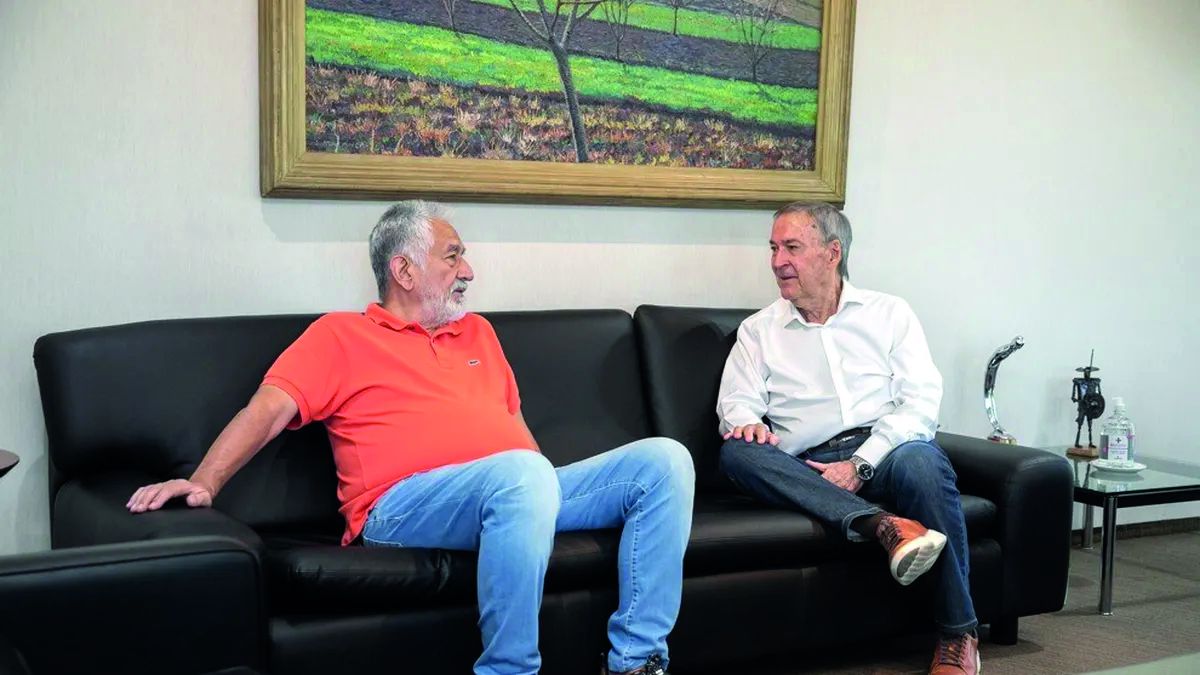El encuentro entre Schiaretti y RodríguezSaá tuvo lugar en el Centro Cívico de la ciudad de Córdoba.