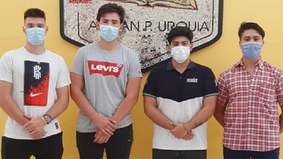Estudiantes del Itapu de Deheza, en la instancia nacional de la Olimpíada de Electromecánica