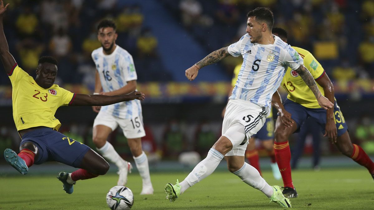 Argentina terminó igualando con Colombia.