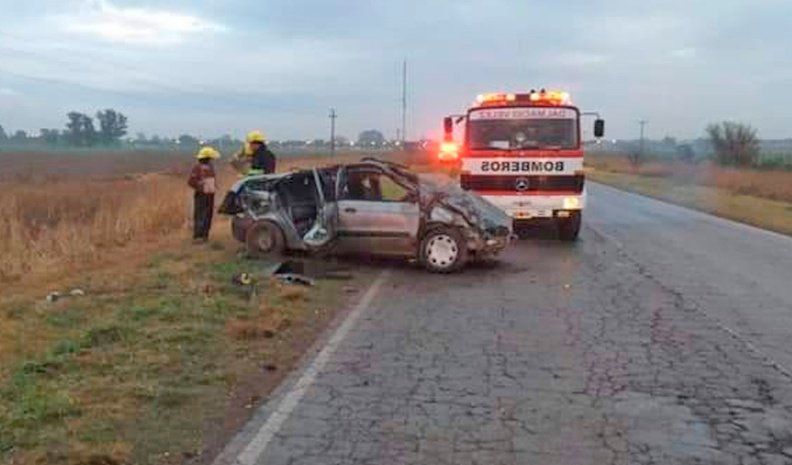 Tras 20 días grave, murió el conductor que volcó cerca de Dalmacio Vélez