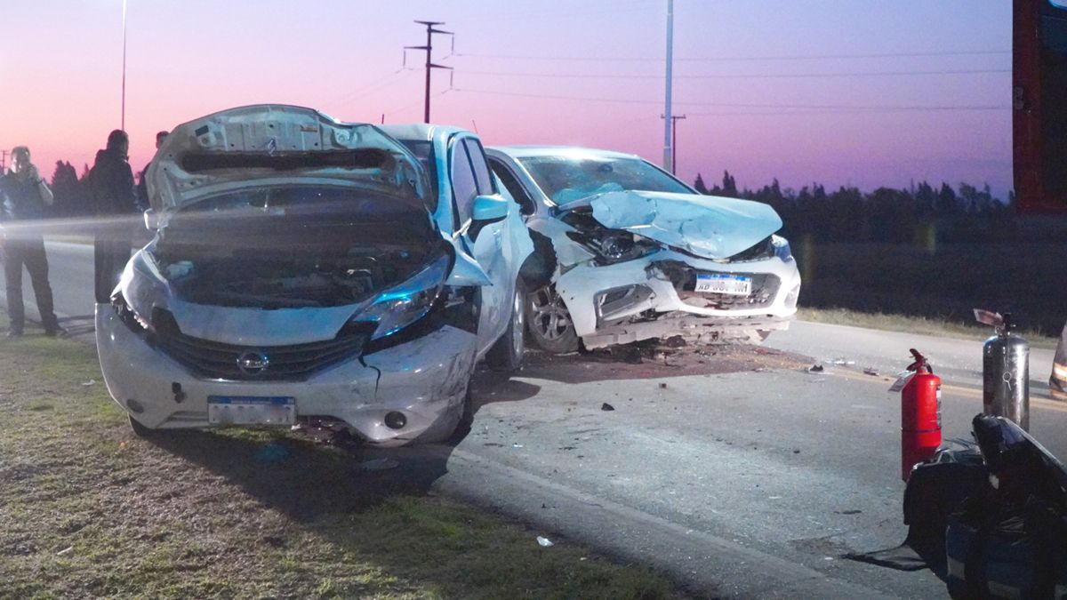 Un choque en cadena deja 7 heridos en la ruta 30, frente a Villa Golf