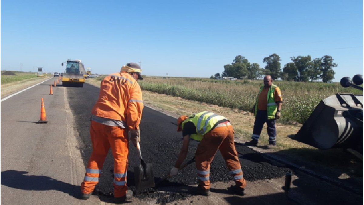 Vialidad Nacional retomó las obras en la ruta N° 35, en el sur cordobés