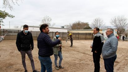 Nicolás Avellaneda: comienzan las tareas de construcción del nuevo playón deportivo