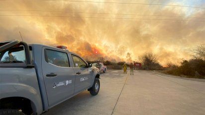 Buscan a los dos presuntos autores del incendio en Malagueño