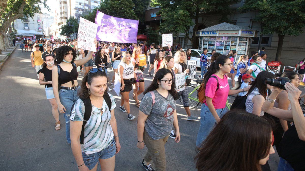 En la ciudad se reivindicó la lucha contra la violencia de género.