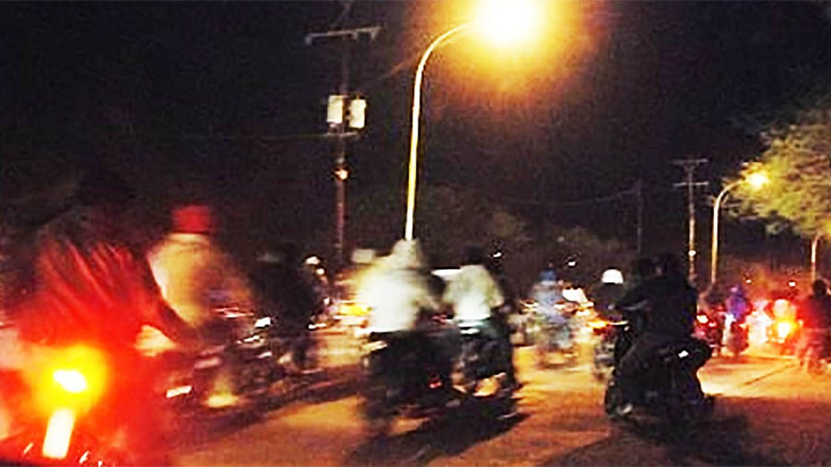 Las hordas de motos volvieron el fin de semana en la ciudad.