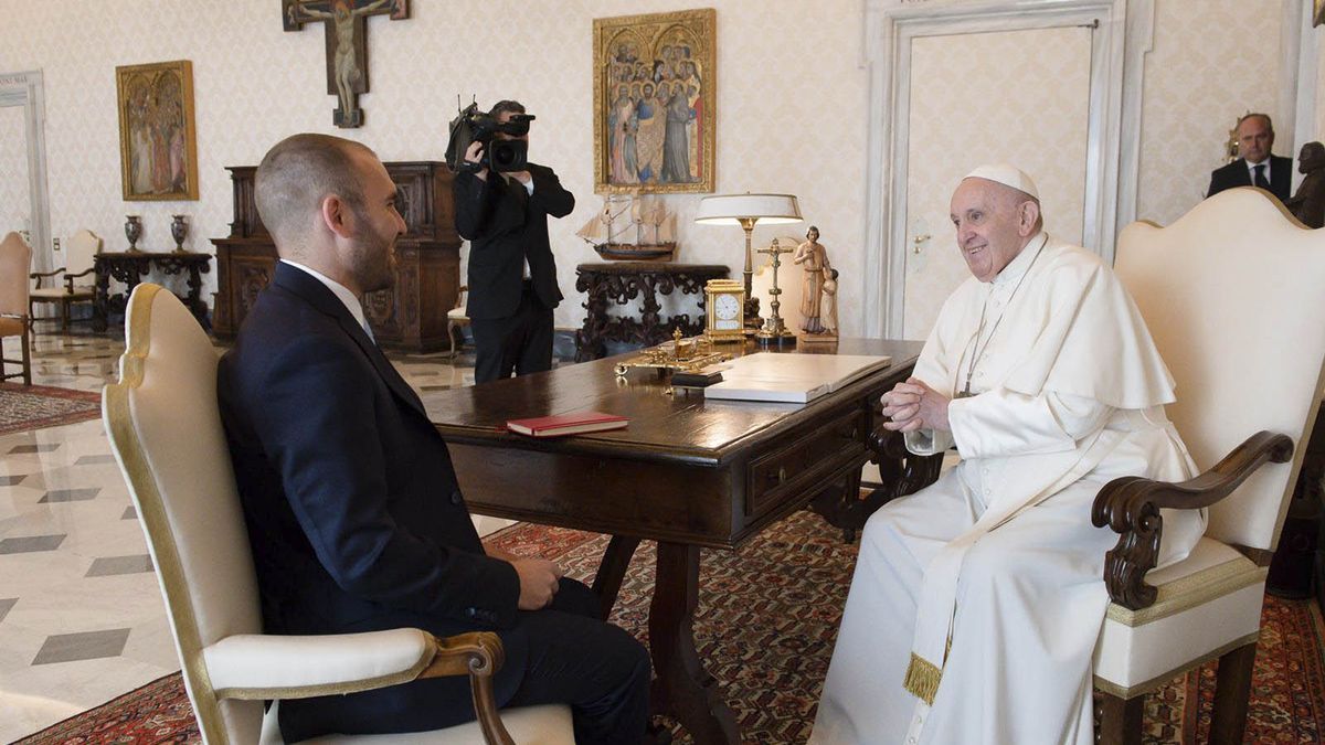Guzmán se reunió con el Papa el pasado 14 de abril para dialogar sobre las deudas de Argentina con el FMI y el Club de París.