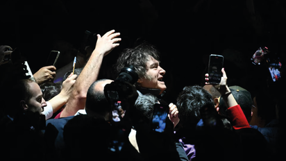 Milei en el Movistar Arena: