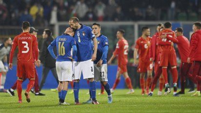 Macedonia del Norte dejó a Italia sin Mundial de Qatar