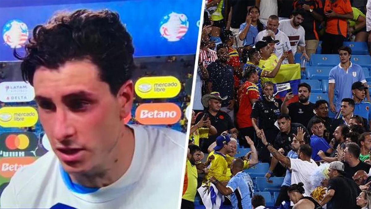 Fuerte descargo del jugador uruguayo José María Giménez tras la pelea con hinchas de Colombia: 