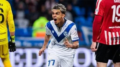 Vélez derrotó a Estudiantes de La Plata y la Zona A quedó con tres punteros