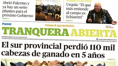 Mira el suplemento Tranquera Abierta de este viernes