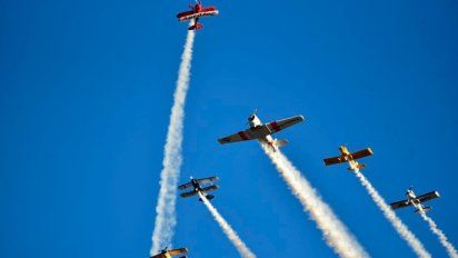 Postales de la primera jornada del Festival Aéreo