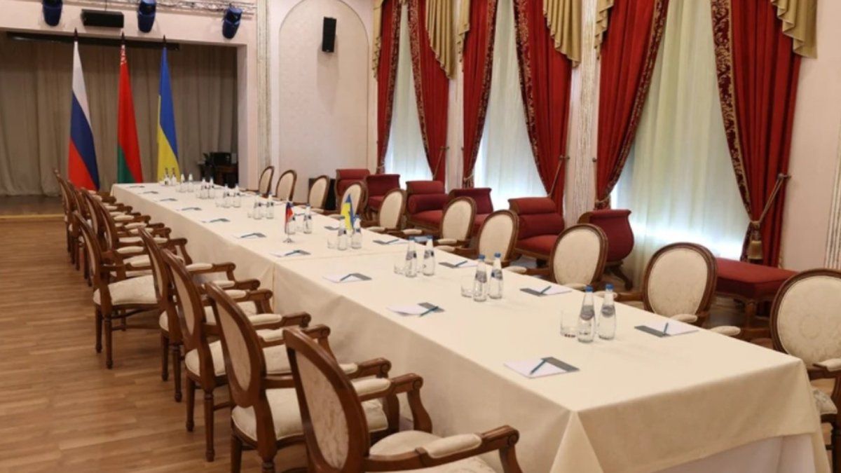 El Ministerio de Relaciones Exteriores de Bielorrusia mostró el lugar donde se llevaría a cabo la reunión.