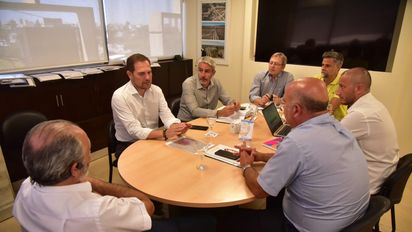 Avances en obras hídricas de la ciudad: Gill se reunió con el ministro provincial Fabián Lopéz