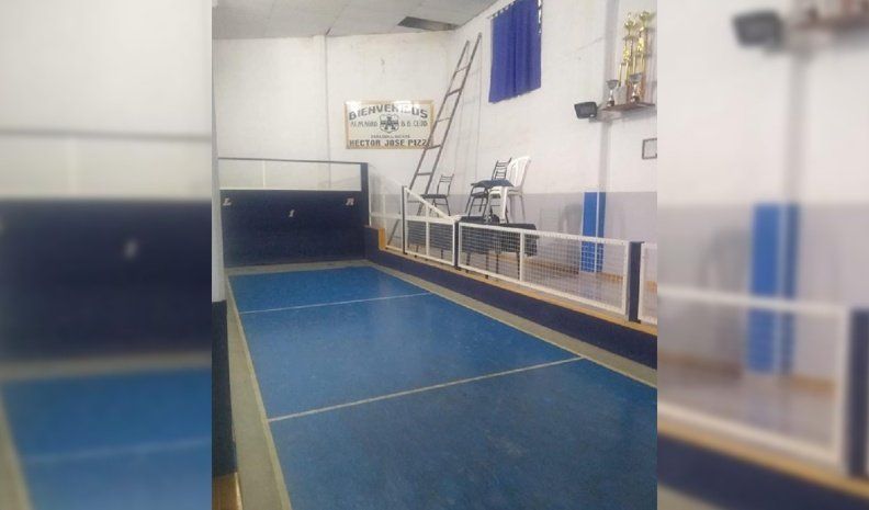 Las canchas de Almagro, listas para jugar.