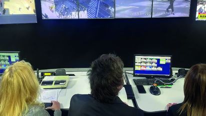 Milei supervisó operativo de seguridad desde el Departamento Central de Policía