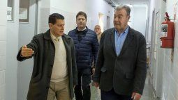 Fortuna recorrió los trabajos  en el Hospital Bell Ville y dijo que se habilitará por etapas