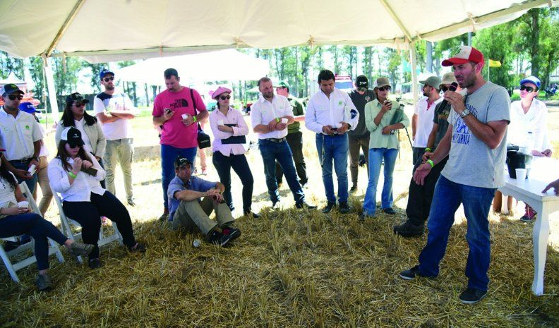 Un buen marco de público, entre técnicos y productores, participó de la jornada organizada por Aapresid y el Inta Villa María.