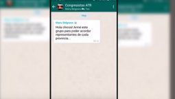 Con un original video de WhatsApp