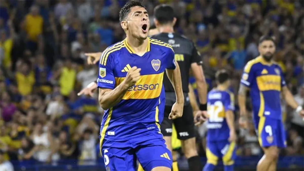 Merentiel salvó a Boca y le dio la victoria por 2-1 ante Aldosivi por el Torneo Apertura.