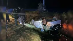 volco un auto con seis ocupantes en bell ville y murieron dos jovenes