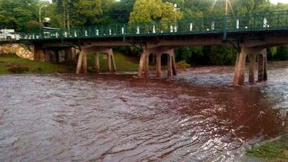En Alpa Corral cayeron 150 milímetros en 2 horas; se espera crecida del río Cuarto