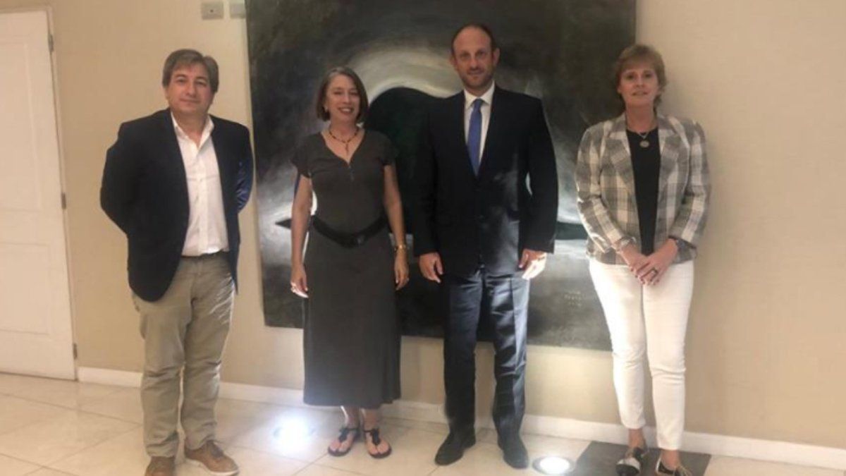 Las autoridades judiciales mantuvieron distintas reuniones en el marco de la visita.