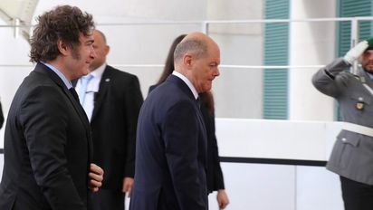 Milei en Europa: reunión clave con el canciller Alemán Olaf Scholz