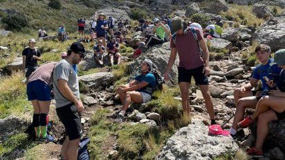 Urú Curé se puso a punto  en el Champaquí