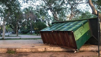 Temporal en San Luis: los vientos superaron los 120 kilómetros por hora