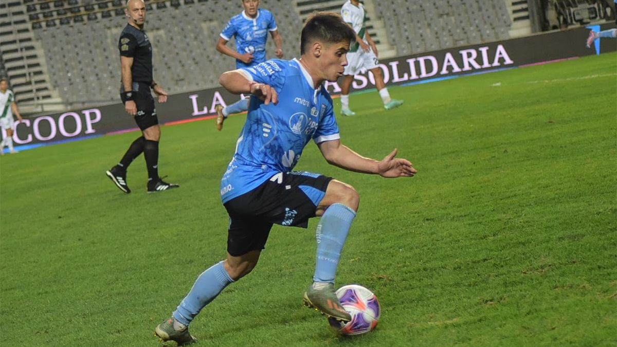 Nicolás Talpone, el autor del gol a Banfield para pasar a octavos de final de la Copa Argentina