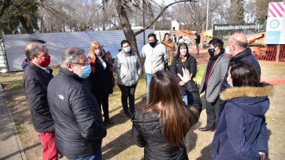Parque Alba Rava de Pizzorno: familiares recorrieron la obra