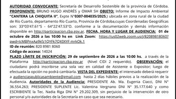 Audiencia pública ambiental digital Capítulo V Audiencia pública ambiental digital Capítulo V