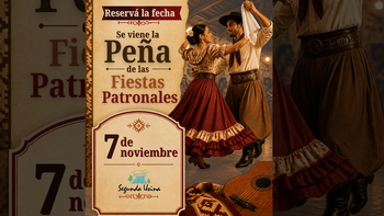 Segunda Usina confirmó para el 7 de noviembre su gran Peña Patronal
