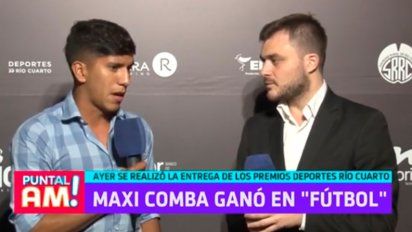 Maximiliano Comba, el destacado en fútbol en Puntal AM