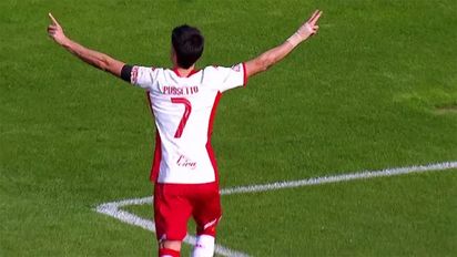 Con un penal dudoso, Pussetto puso en ventaja a Huracán en el triunfo frente a Defensa y Justicia