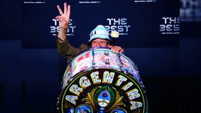 La hinchada argentina hizo historia al quedarse con el premio The Best a