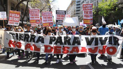 Nueva marcha desde el Obelisco a la Rosada