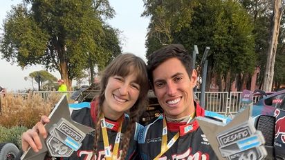 Nicolás Cavigliasso-Valentina Pertegarini finalizaron segundos en el Desafío Ruta 40