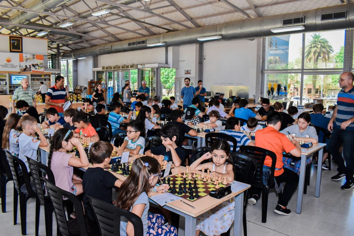 Gran convocatoria tuvieron los campeonatos provinciales de ajedrez en la Medioteca.