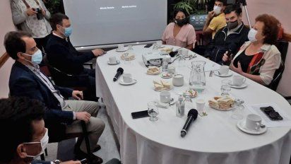 Llamosas abrió la serie de encuentros entre el Consejo Económico y candidatos