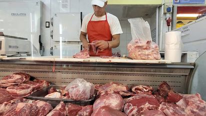 En términos reales, la carne está 16% más barata que en diciembre