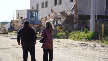 Realizan una expropiación parcial de un terreno en colectora Ruta 8