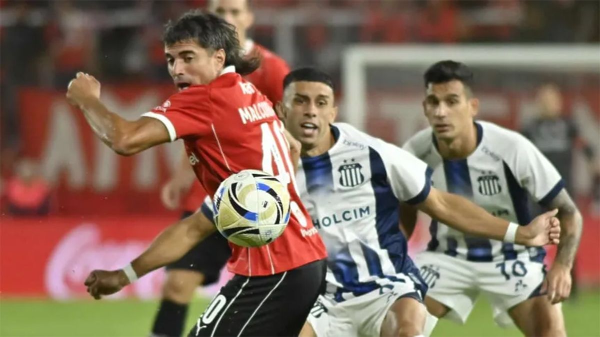 Independiente perdió ante Talleres por el Torneo Apertura