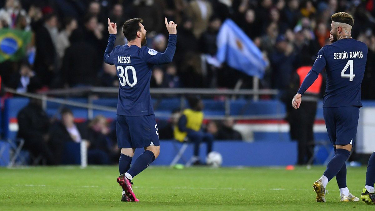 Messi anotó un gol en su regreso al PSG