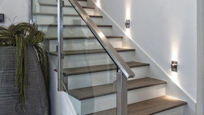 Barandillas para escaleras interiores modernas, Barandilla