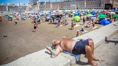 Más de la mitad de la Argentina, con temperaturas superiores a los 34 grados